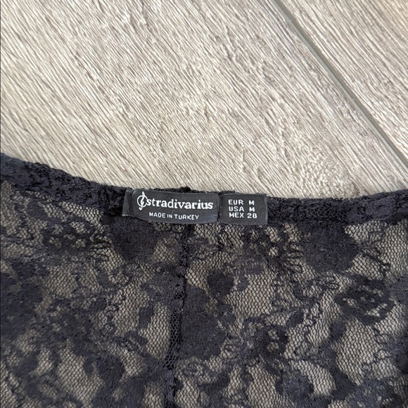 Stradivarius | Lace Bodysuit , Size medium black - Picture 3 of 5